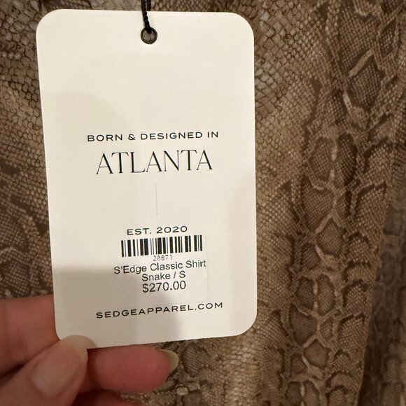 NWT S'Edge Classic Shirt - Picture 3 of 3